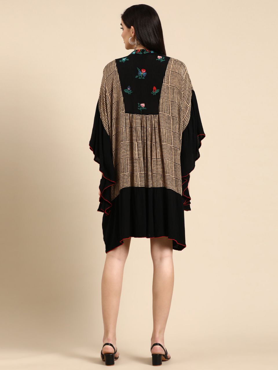 Geomatric printed kaftan