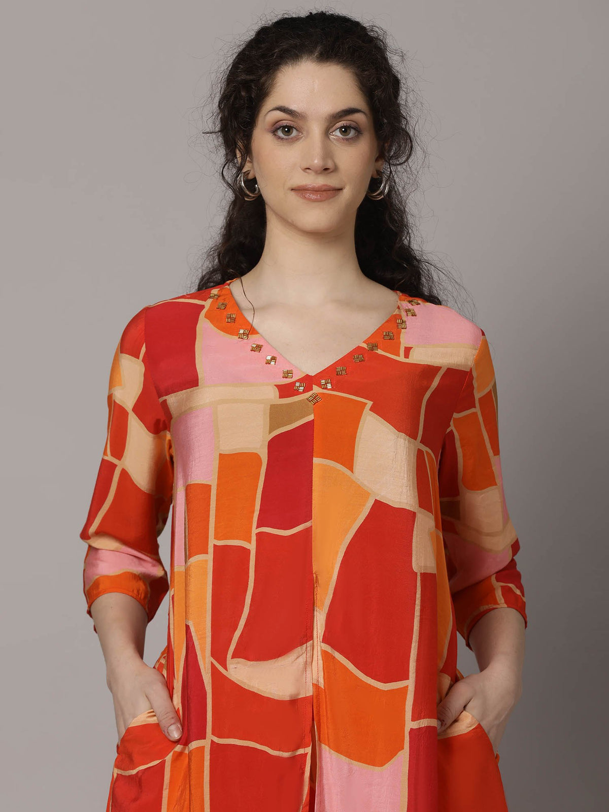 Elegance puzzle print co-ord set