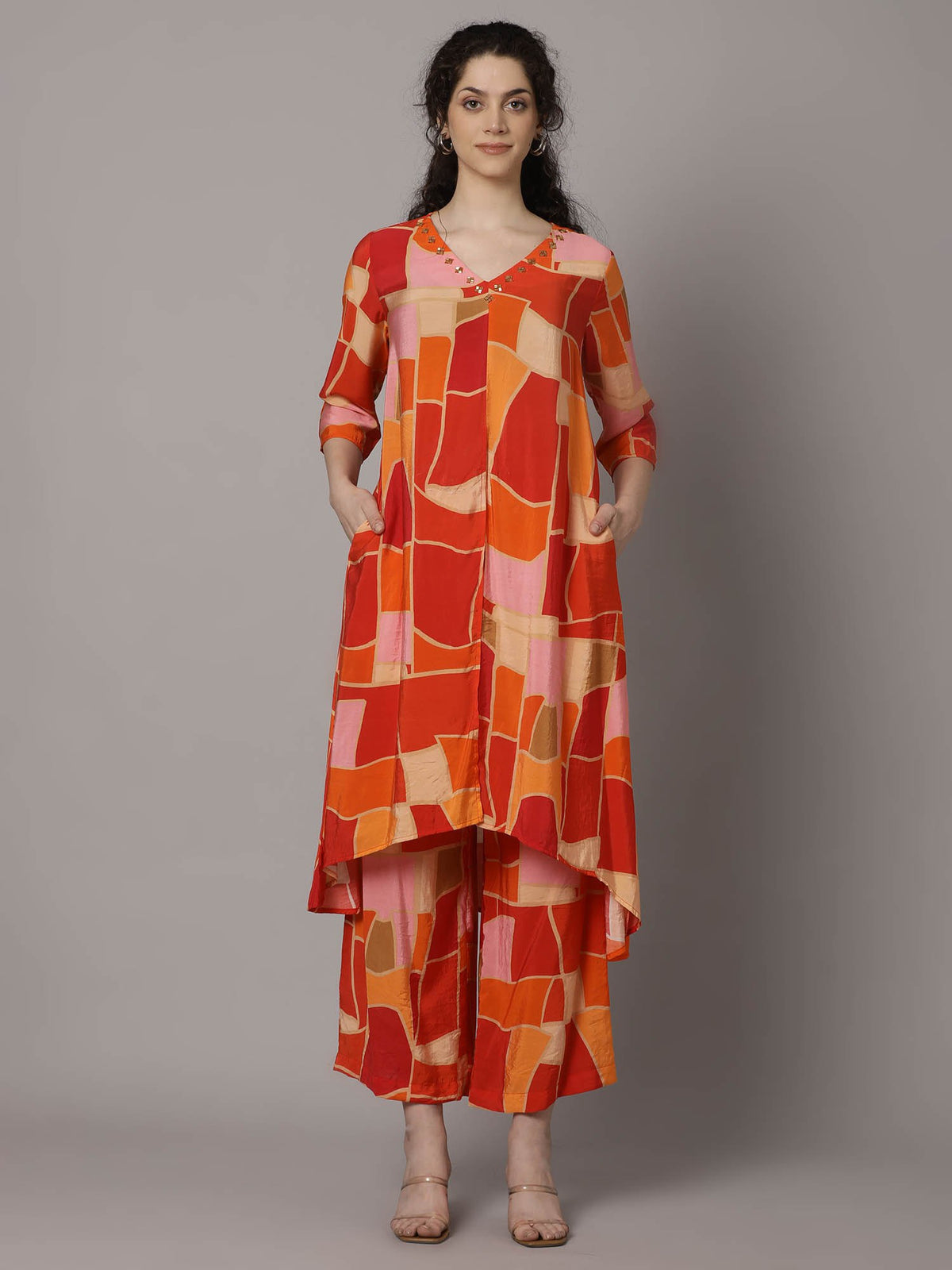 Elegance puzzle print co-ord set